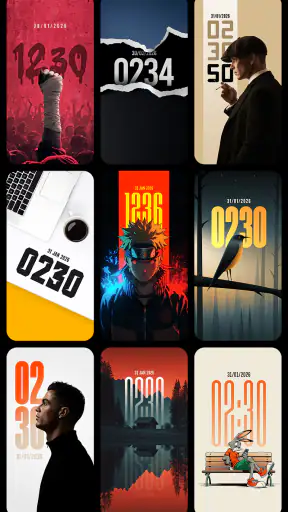 DepthX - Live Clock Wallpapers screenshot