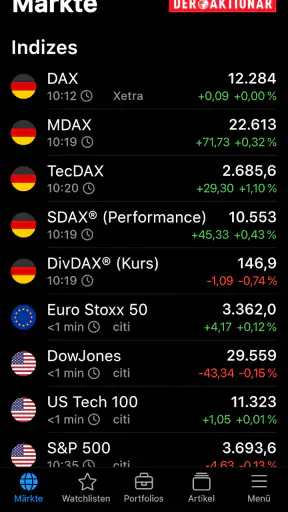 DER AKTIONÄR screenshot