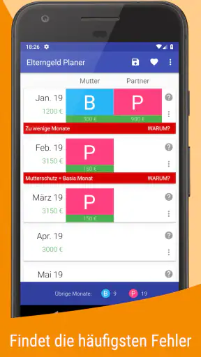Der Elterngeld Planer screenshot