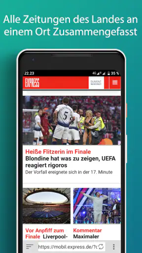 Deutsche Zeitungen screenshot