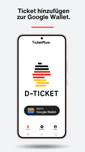 Deutschlandticket App Ticket+ screenshot