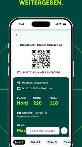 DFB Event-App screenshot