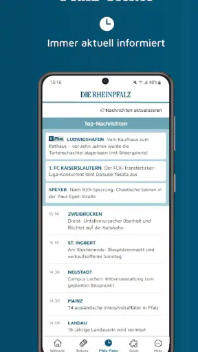 DIE RHEINPFALZ screenshot