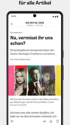 DIE ZEIT E-Paper App screenshot