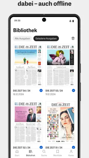DIE ZEIT E-Paper App screenshot