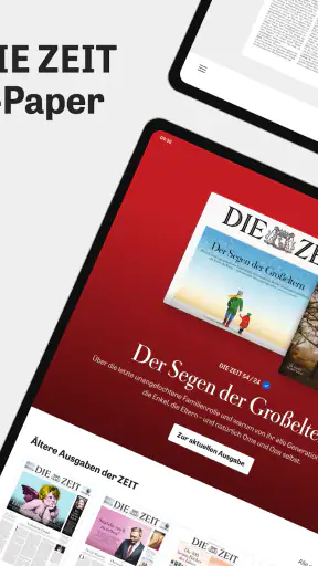 DIE ZEIT E-Paper App screenshot