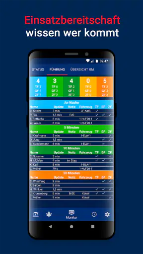 DIVERA 24/7 Verfügbarkeit screenshot