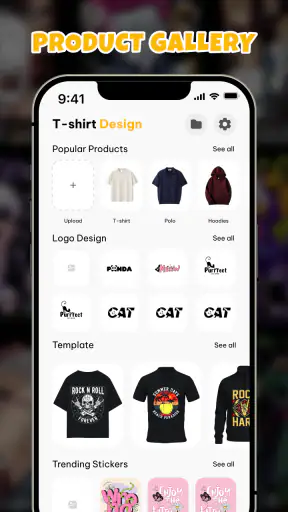 DIY T-shirt Design: Art & AI screenshot