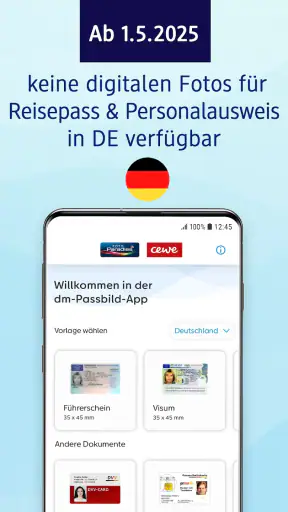 dm-Passbild-App screenshot