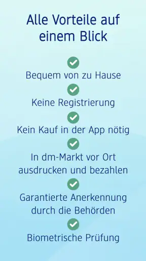dm-Passbild-App screenshot