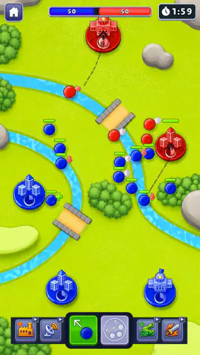 Dots Commander: RTS War screenshot