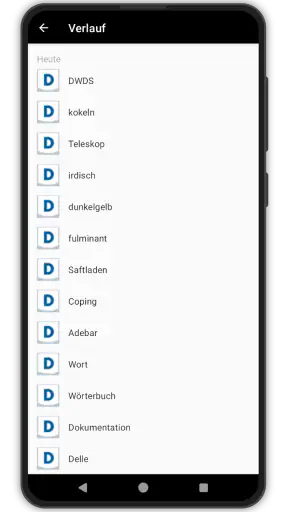 DWDS screenshot