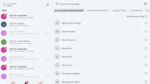 eAssistent screenshot