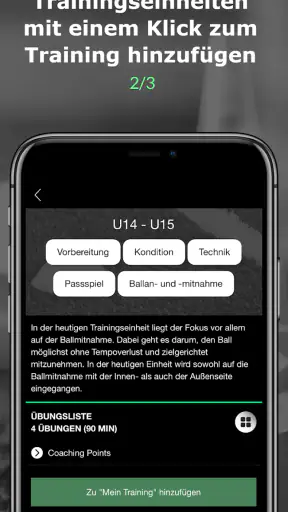 easy2coach - Training screenshot