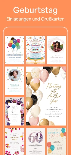 Einladungen Erstellen screenshot