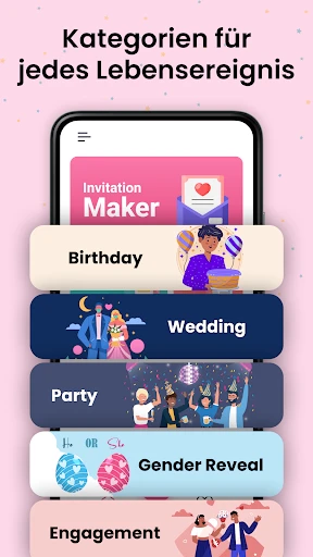 Einladungskarten Erstellen screenshot