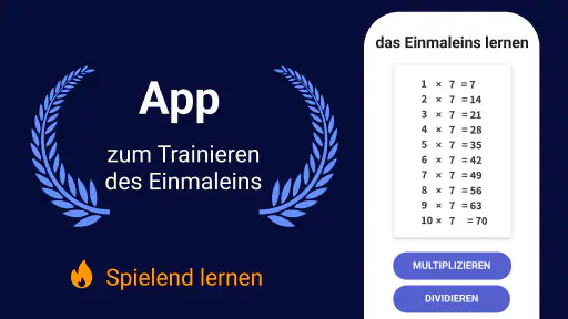 Einmaleins Mathe - Trainer 1x1 screenshot