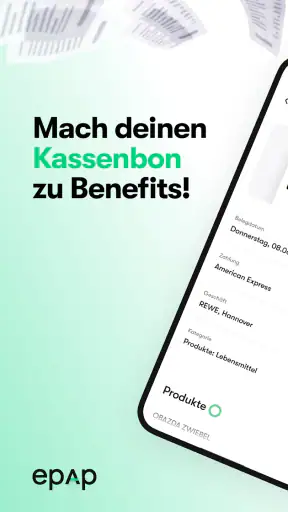 epap Kassenbon & Haushaltsbuch screenshot