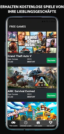 Epic Freebie Games Radar screenshot