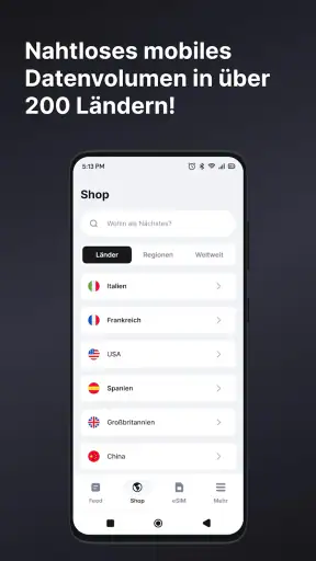 eSIM io: Globale SIM-Karte screenshot