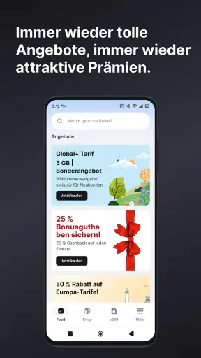 eSIM io: Globale SIM-Karte screenshot