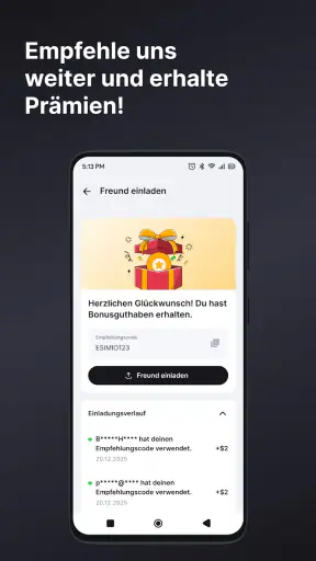 eSIM io: Globale SIM-Karte screenshot