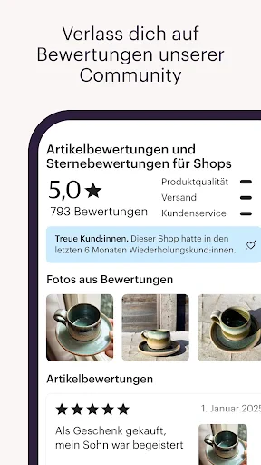 Etsy: Wohnen & Mode kaufen screenshot