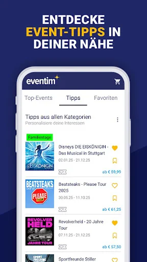 EVENTIM DE: Tickets für Events screenshot