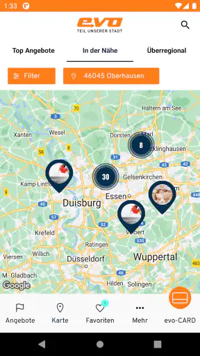 evo-Card-mobil screenshot