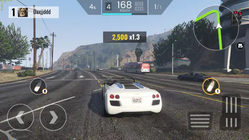 Extreme car race master games screenshot