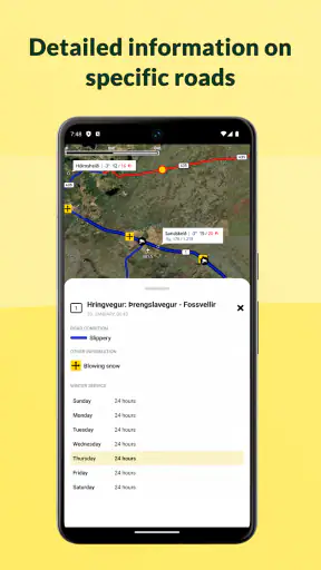 Færð & Veður - Road conditions screenshot