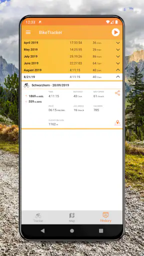 Fahrrad Tracker - Radfahren screenshot