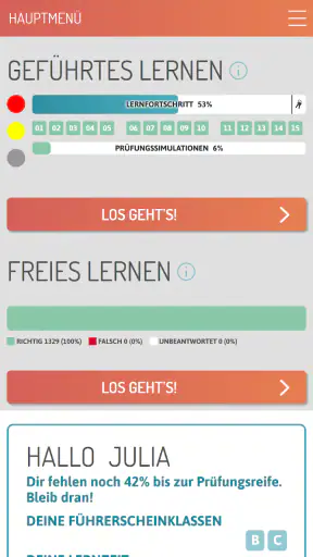 FahrschulApp screenshot