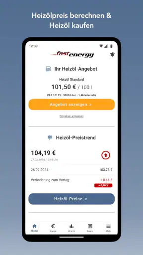 FastEnergy Heizöl screenshot