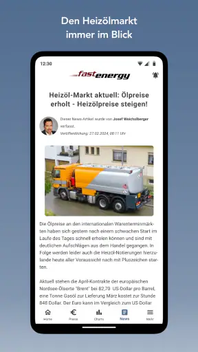FastEnergy Heizöl screenshot