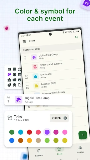 Feiertagskalender screenshot