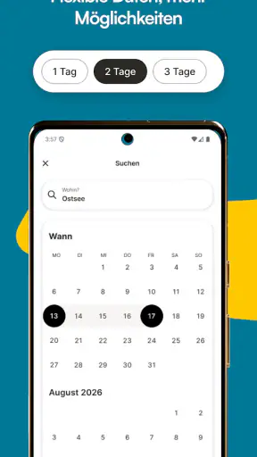 ferienwohnungen.de: Suchportal screenshot