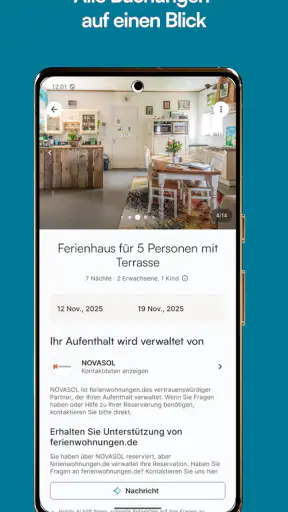 ferienwohnungen.de: Suchportal screenshot