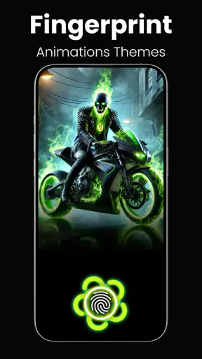 Fingerprint Animation Theme screenshot