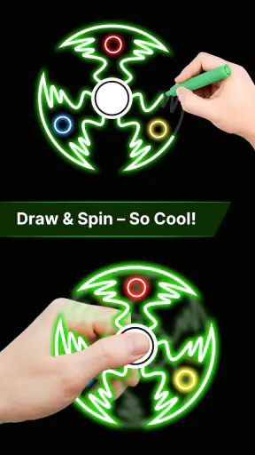Fingerspinner: Glow Art Draw screenshot
