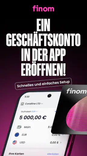 Finom • Geschäftskonto screenshot