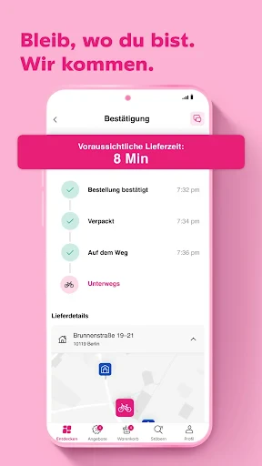 Flink: Lebensmittel in Minuten screenshot