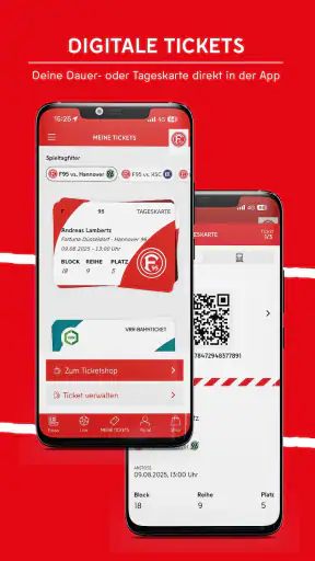 Fortuna Düsseldorf App screenshot