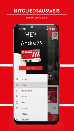 Fortuna Düsseldorf App screenshot