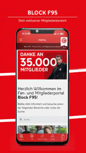 Fortuna Düsseldorf App screenshot