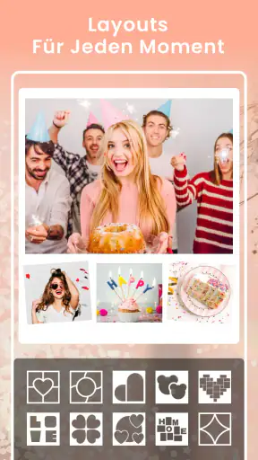 Fotocollagen:Bilder Bearbeiten screenshot