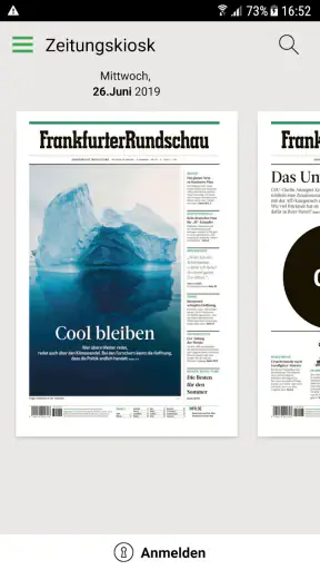 FR Digitale Zeitung screenshot