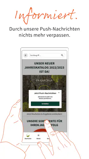 Frankonia - Online-Shop screenshot