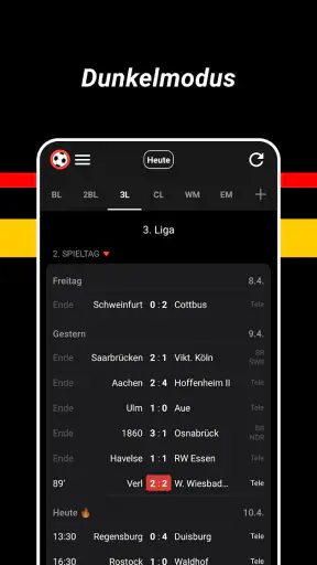 Fußball Ergebnisse (Footy) screenshot