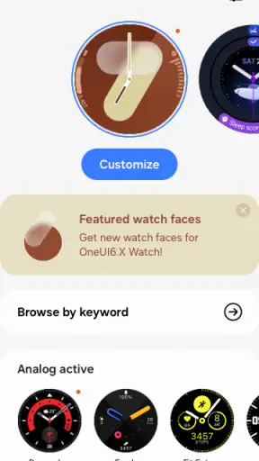Galaxy Wearable (Samsung Gear) screenshot